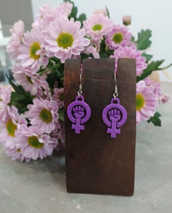 Pendientes Woman Power I3D