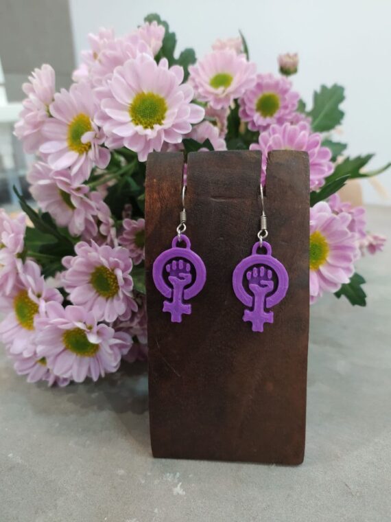 Pendientes Woman Power I3D