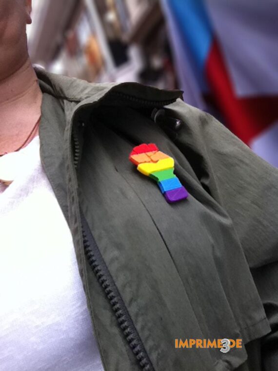 Broche LGTBI I3D