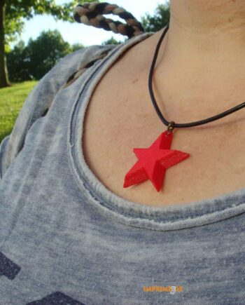 Colar Estrela Vermella
