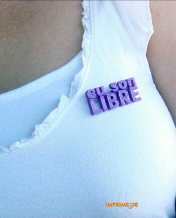 Broche Eu Son Libre I3D