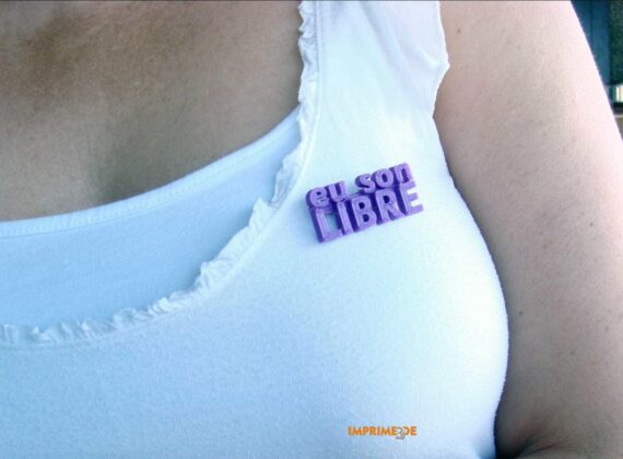 Broche Eu Son Libre I3D