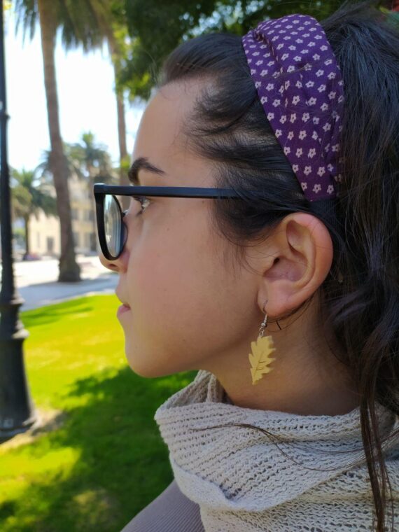 Pendientes Hoja de Roble I3D