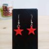 Brincos Estrela Vermella I3D