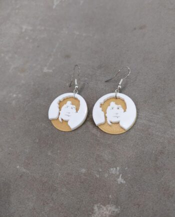 Pendientes Rosalía Dorado I3D