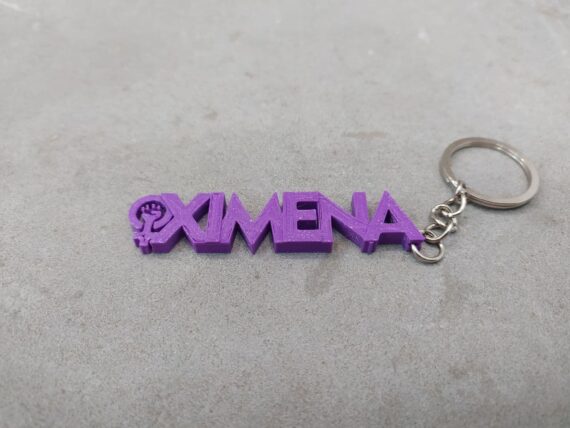 Llavero Feminista Personalizado