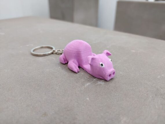 Llavero Portamóvil Cerdito BACK 1