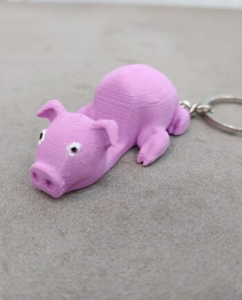 Llavero Portamóbil Cerdito I3D