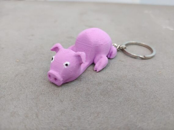 Llavero Portamóvil Cerdito I3D