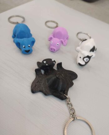 Chaveiro Portamóbil Animaliños I3D