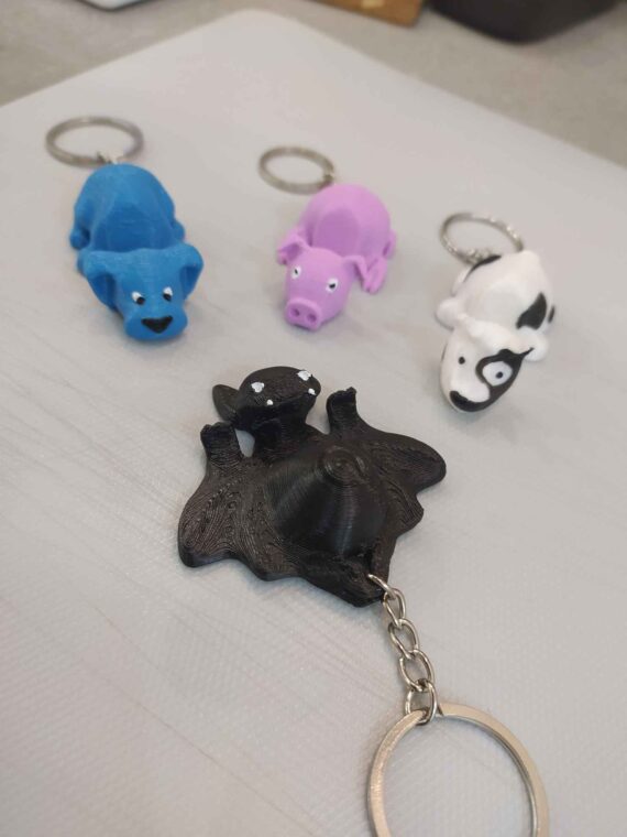 Llaveros Portamóvil Animalitos I3D