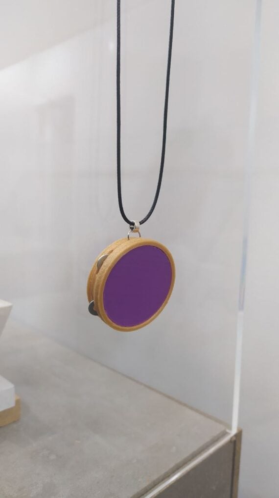 Colar Pandeireta XL lilá