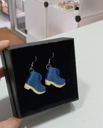 Brincos Zocos Azul I3D