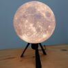 Lámpara REAL MOON NASA encendida I3D