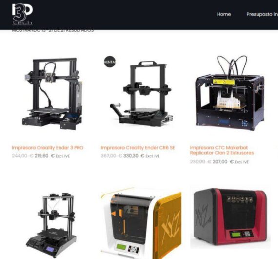 IMPRESORAS 3D PARA PRODUTO NA WEB